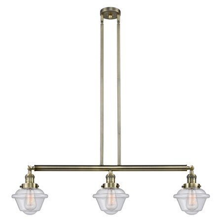 Innovations Lighting 3 Light Adjustable Island Light 213-AB-S-G534